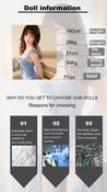 3D realistic vagina pussy silicone love doll sexy lady men sex toys adult big breast real sex doll invented by AUTOMATICWOMAN